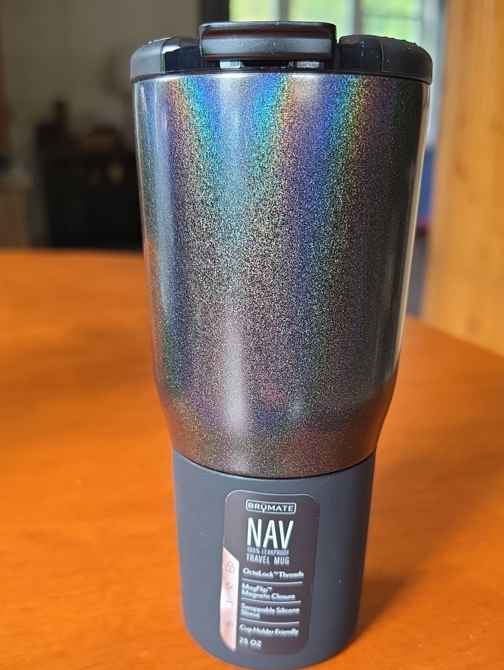 Brumate 25 oz NAV Travel Mug - Glitter Charcoal